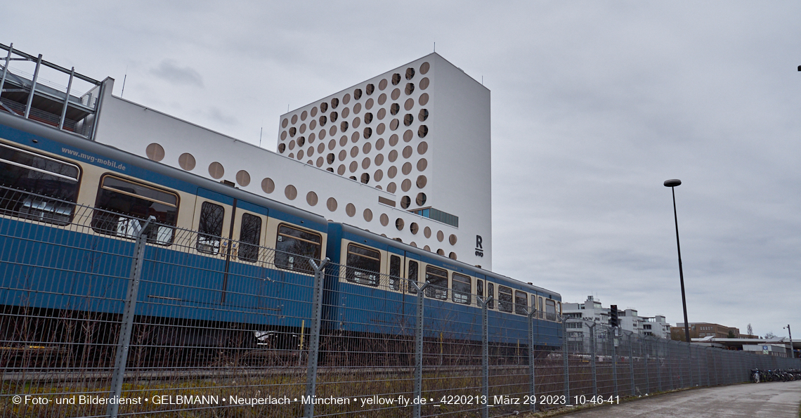 29.03.2023 - Baustelle REVO und Umgebung in Neuperlach